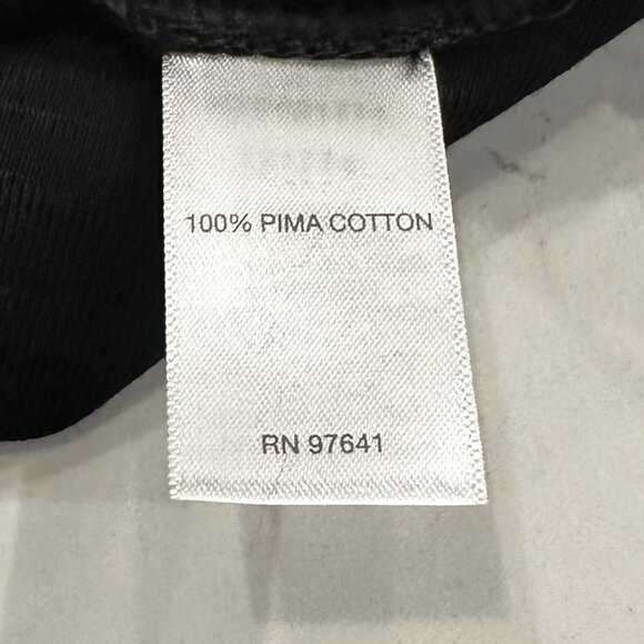 NWT J. Jill Pima Cotton Dipped-Hem Short-Sleeve Tunic - Black - Size 4X - Picture 5 of 6